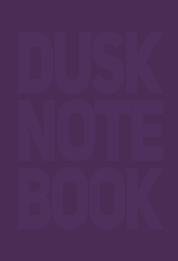 Dusk Notebook